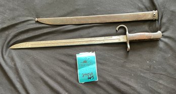 Rm6 Bayonet And Scabbard For Unknown Rifle