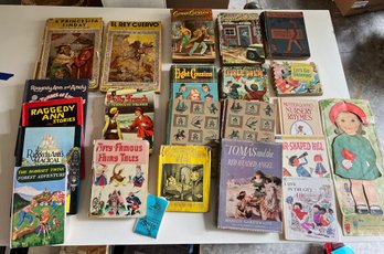 R0 Collection Of Vintage Children's Books.  Condition Shown In Photos