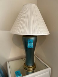 Rm6 Two Tabletop Lamps With Fabric Shades
