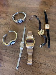 Rm 5 - Assorted Vintage Watches, Bulova Watch, Vintage Times Watches, Rose Watch