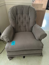 Rm4 Two Tufted Swivel Chairs