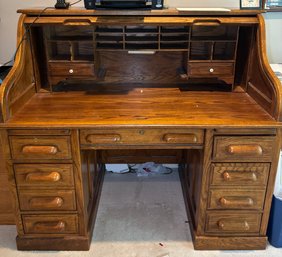 R4 Roll Top Secretary Style Desk