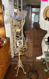 R1 Two Vintage Mannequins To Include Some Miscellaneous Decorative Items Attached