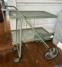 R1 Rolling Vintage Style Bar Cart