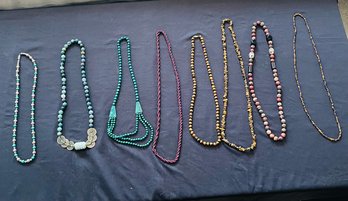 R7 Variety Of Costume Jewelry To Include Eight Necklaces