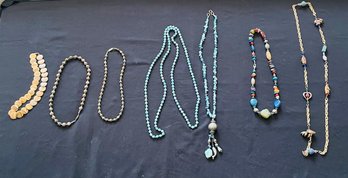 R7 Variety Of Costume Jewelry To Include Seven Necklaces