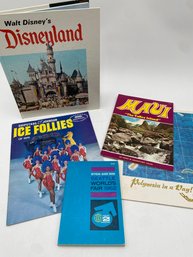 R4 Vintage Disney & Seattle Worlds Fair Travel Books