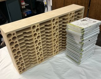 Wooden Stamp Storage Box, 25 Stampin Up Sets