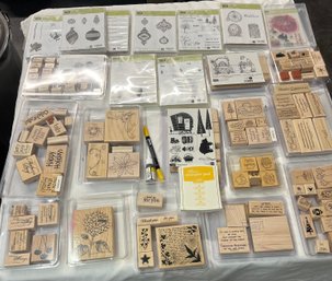 Assorted Stampin Up Stamp Sets, Stamping Accessories
