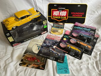 R1 Johnny Lightening Hot Rods In Original  Packaging,  Die Cast Hot Rod 1/24 Scale, Hot Rod Power Club