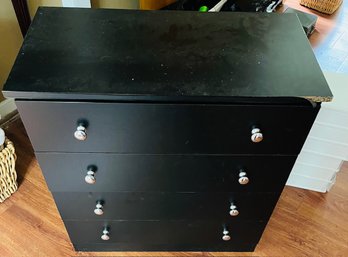 R10 Four Drawer Wood Dresser