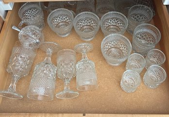Rm3 Vintage Crystal Glassware Set