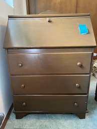 R4 Drop Leaf Writing Desk With Three Drawers