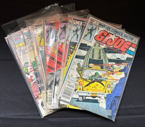 R9 Collection Of G.I.Joe A Real American Hero! Marvel Comic Books To Include Mini Series Order Of Battle