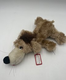 1981 American Greetings Rare 'Scroungy' Plush Puppy With Red Collar And Lost Tag Intact, 13 Inches