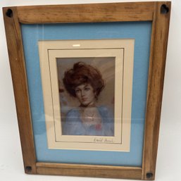 David Irvine Framed Photographic Reproduction Artwork, Two Framed Vintage Photos