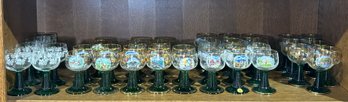 Large Collection Of Vintage German Roemers