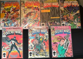 R9 Complete Marvel Super Heroes Secret Wars 1, Issues 1-12 And 2 Series, Issues 1-9