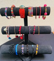 R2 Collection Of Costume Jewelry To Include 20 Bracelets