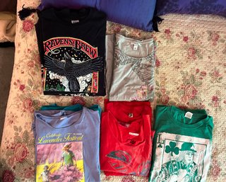 R5 Lot Of Shirts And Graphic T Shirts