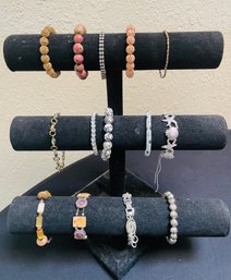 R2 Collection Of Costume Jewelry To Include 14 Bracelets