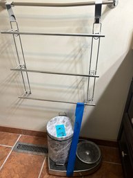 Rm5 Detecto Scale, Bathroom Trash Can With Lid, Over The Door Towel Hanger