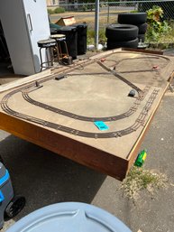 Large Model Train Table 118in X 55in At Widest Point