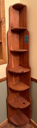 R4 Wooden Corner Shelf