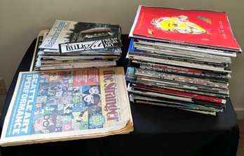 R9 Collection Of Magazines And Some Newspapers To Include Fashion, Tech, Sports, Local, And More!