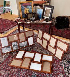 Tray Table, Mini Rugs, Tiny Lighthouse Figurines, Variety Of Picture Frames