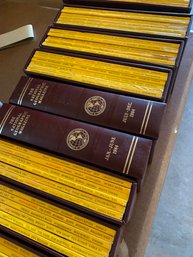 National Geographic Magazines In 10 Original Leather Cases