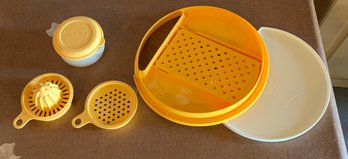 Brand New Vintage Tupperware Cheese Grater, Vintage Tupperware Juicer Set