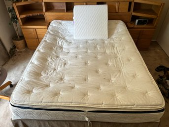R11 Queen Size Bed, Bekwem Back Cushion. Includes Bedframe.