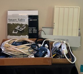 R9 Miscellaneous Electronics And Wires To Include Smith-Victor Model SS40 Slide Sorter And Smart Table