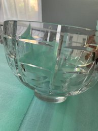 Possible Crystal Glass Fruit Bowl, Glass Bowl, Decorative Glass Bowl