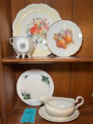 R1 Lenox Dishes, Johnson Bros Gravy Boat And Saucer, Schumann Arzberg Plate, Royal Windsor Fine Bone China Pla