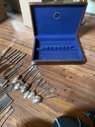 Variety Of Silverware In A Nakens Silverware Chest