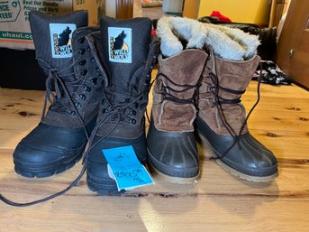 R1 Mens Sorrel And Rocky Wild Wolf Winter Boots. Sorrel Mens 7 Other Mens 8. Snow Trax Shoe Grips