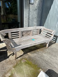 Wood Patio Bench 32in X 83in X 26in