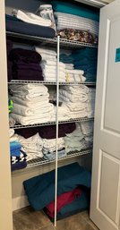 R2 Linen Closet, Entire Contents To Include Bath Towels And Wash Clothes, And Some Bed Linens Which Appear To