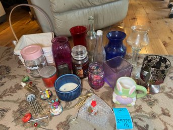 R2 Yankee Candles, Vases, Candle Holders, Small Windchimes, Basket,  Mug