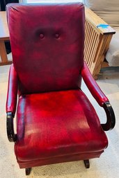 R7 Rocking Chair Appears To Be Leather
