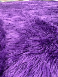 F1 Large Purple  Shag Rug