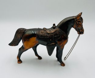 Metal Equestrian Horse Statue