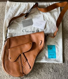 R6 Christian Dior Handbag With Duster Bag, Includes Card Of Authenticity