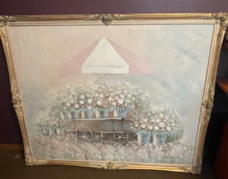 R5 Professionally Framed Painting, Unknown Title, Signed Nicol