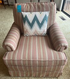 R1 Upholstered Swivel Chair With Pillow 1 Of 2 Matching