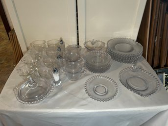 R3 Set Of Eight Cups, Sugar Jar, Two Cups With A Tray, Set Of Eight Plates, Heart Shaped Bowl