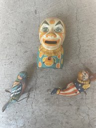 Vintage Childrens Toys By J. Chein And Unknown Toy Maker