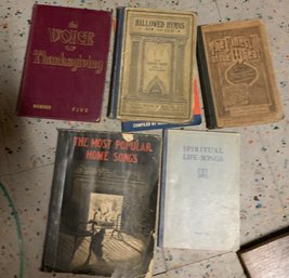 RM6 Assorted Vintage Music Books, Assorted Vintage Sheet Music